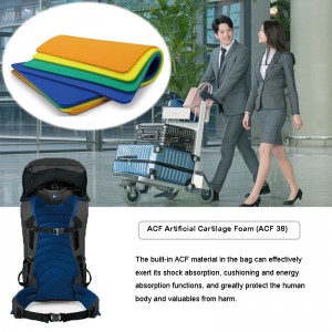 Confort PU Materiale de perne PU Bag de călătorie Insert Protecție împotriva impactului Pad ACF）